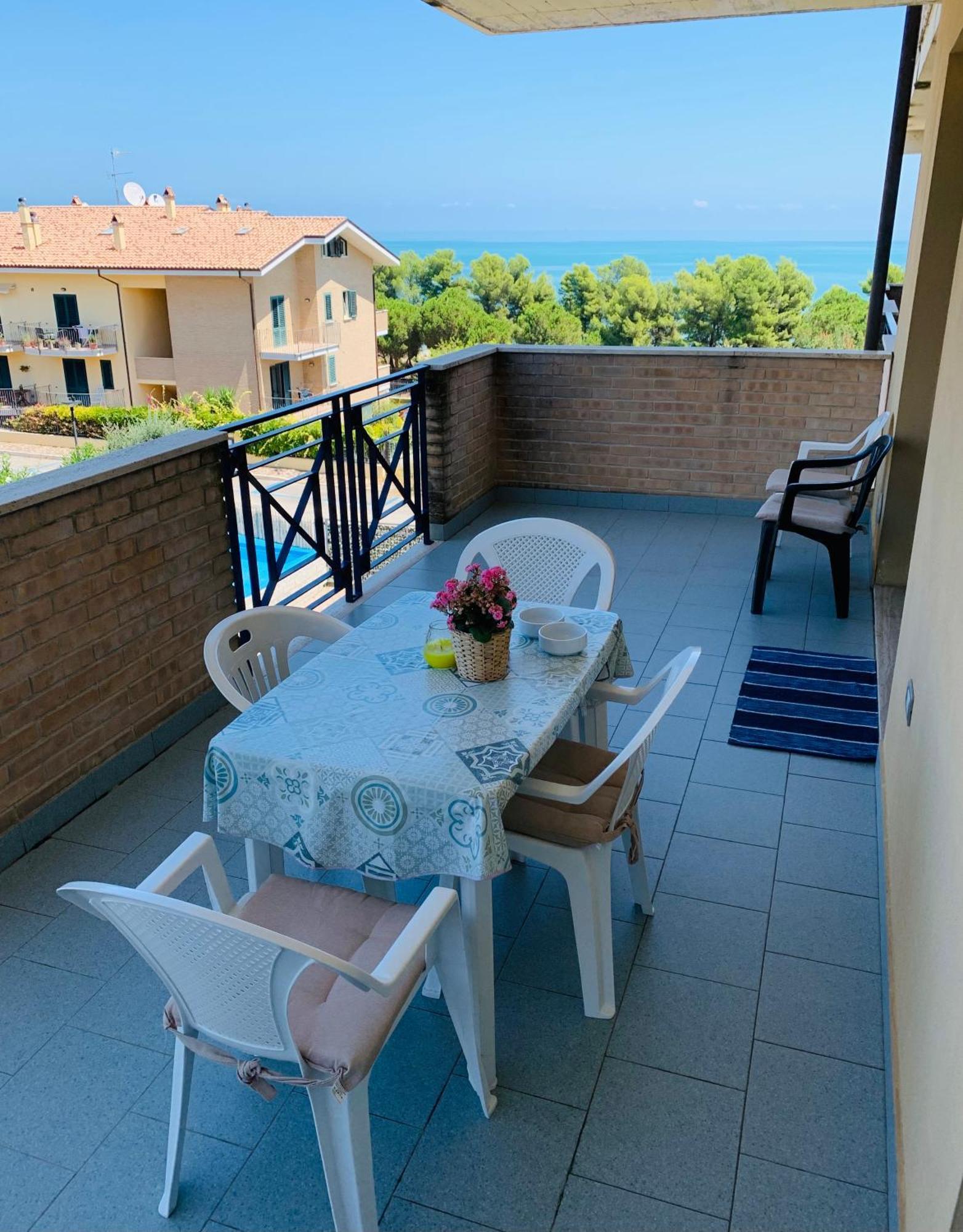 Alloggio Vista Mare - Parcheggio Gratis Pineto Exteriér fotografie